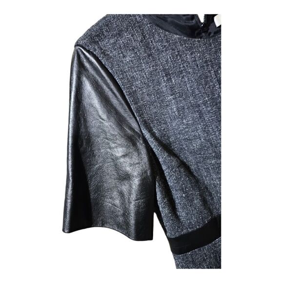 ROBERT RODRIGUEZ Tweed/Leather Dress - Size 8 - Picture 4 of 8
